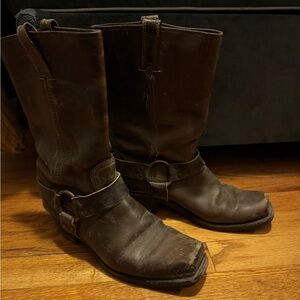 FRYE Women’s Biker Boots in Smoke